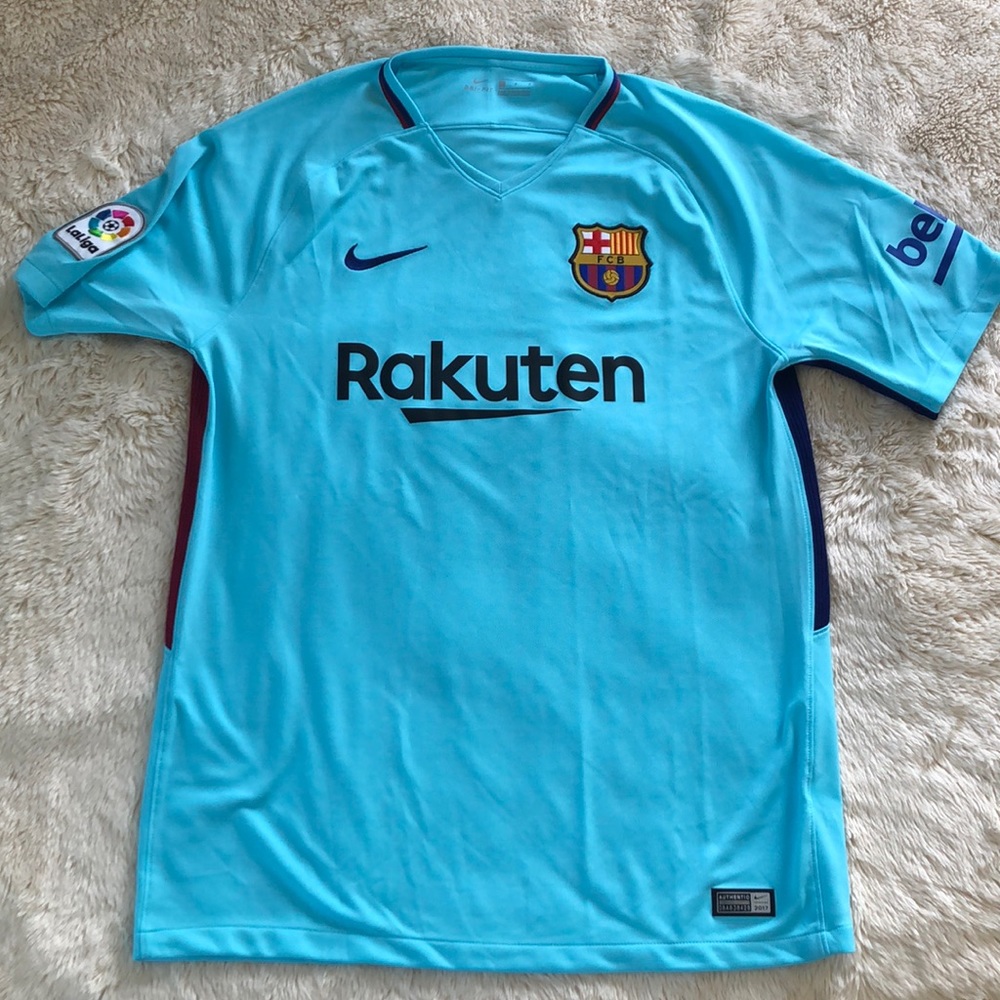 FC Barcelona 17/18 Away Kit Soccer Jersey